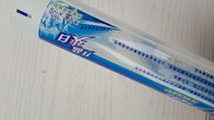 210g Büyük Çaplı Diş macunu Tüpü Şeffaf camlı plastik laminasyonlu ambalaj