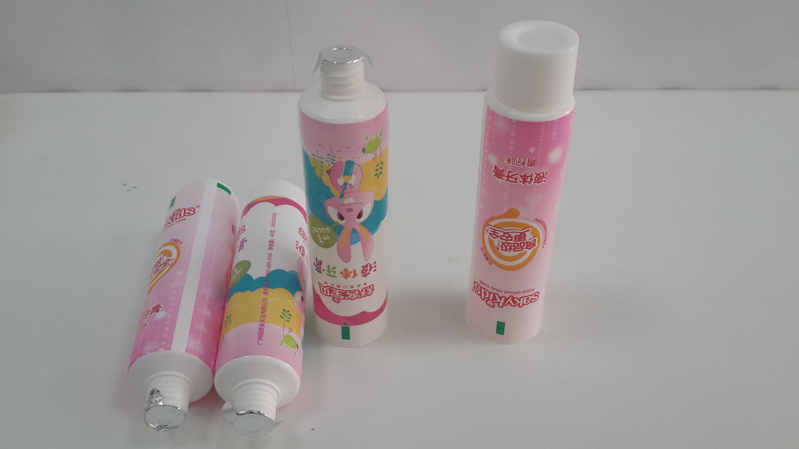 40g Yumuşak Plastik Çocuk Diş macunu Diş Jeli Borusu Laminat ambalaj Düz düz kapaklı hortum