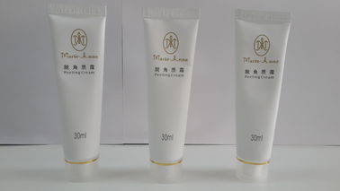 30ml Beyaz Yumuşak Alüminyum Bariyer Laminasyonlu Kozmetik Plastik Tüp Peeling Cream Ambalajı İçin