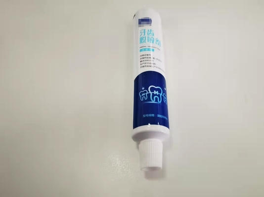 Ofset Baskı Yuvarlak Çap 28 * 123.8mm Fez Kapaklı ABL İlaç Tüpü